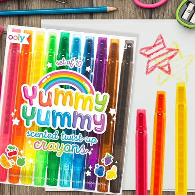 Yummy Yummy Scented Twist Up Crayons - Ooly