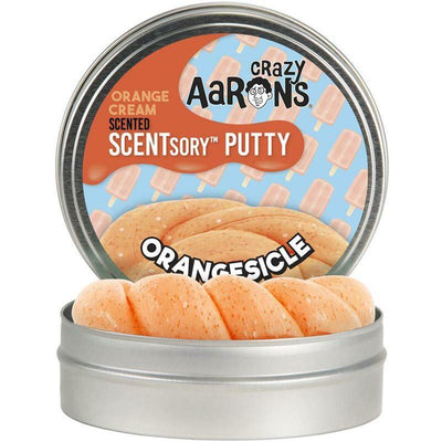 Orangesicle Sweet Oranges + Cream Scented Putty - Crazy Aaron's Thinking Putty