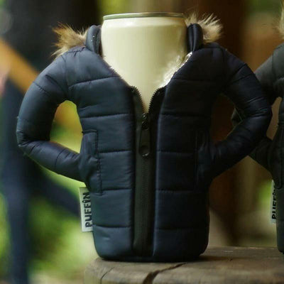 Parka Puffer Beer Koozie - Puffin