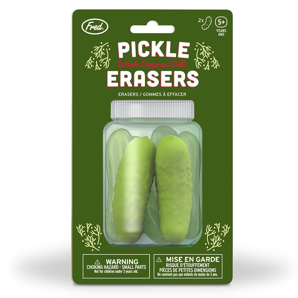 Pickle Erasers Set - Fred & Friends