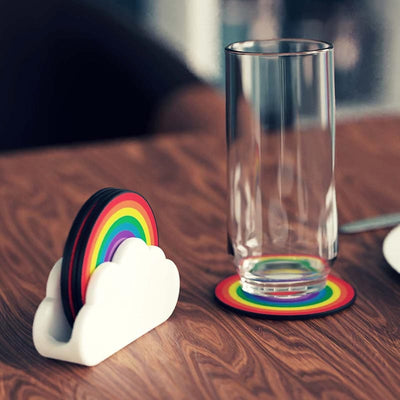 Rainbow Coasters + Cloud Holder - Pikkii