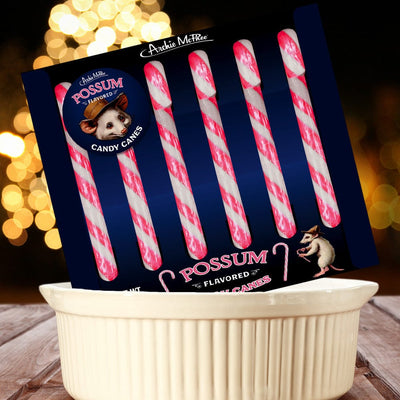 Possum Flavored Candy Canes - Archie McPhee