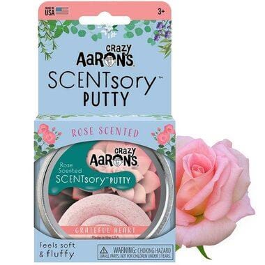 Grateful Heart Rose Scented Putty by Crazy Aaron's Thinking Putty