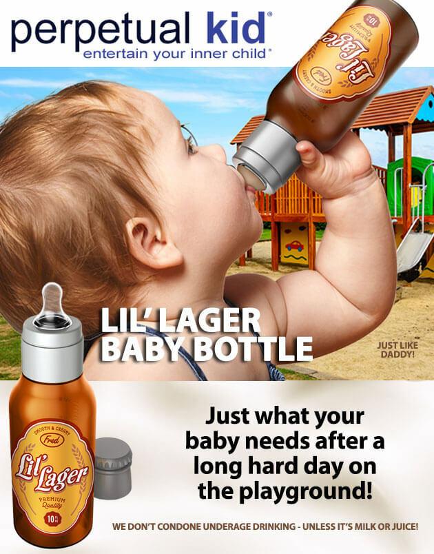 Lil' Lager Baby Bottle by Fred & Friends