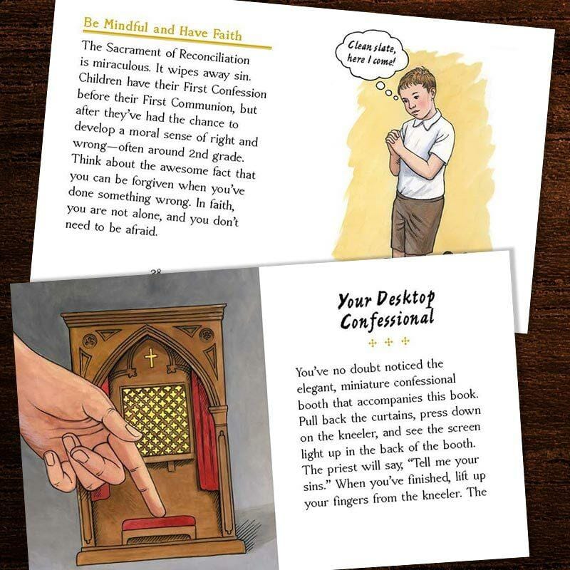 Mini Desktop Church Confessional by Running Press