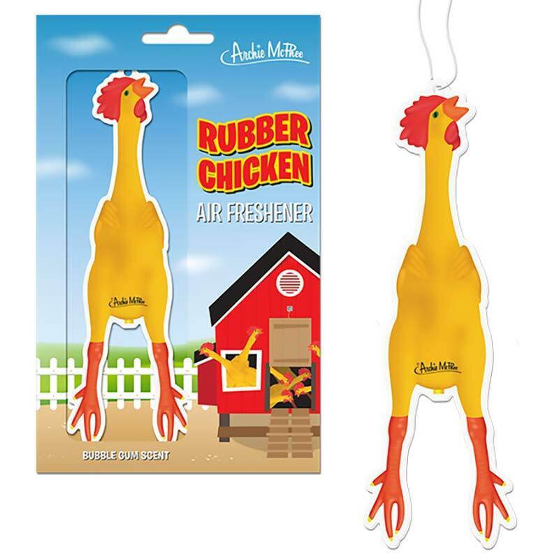 Rubber Chicken Air Freshener - Archie McPhee