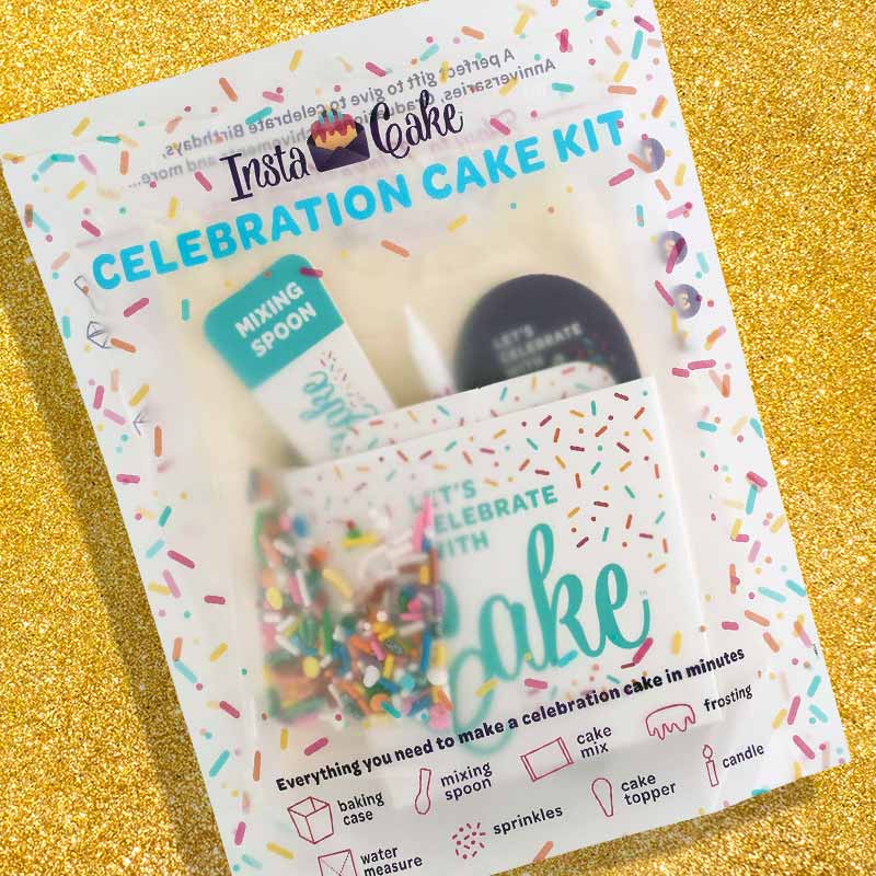 Zesty Lemon Celebration Cake Kit by InstaCake Cards at Perpetual Kid