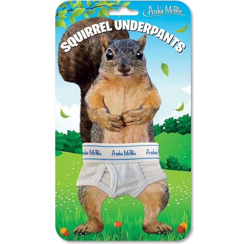 Squirrel Underpants! From Archie McPhee 