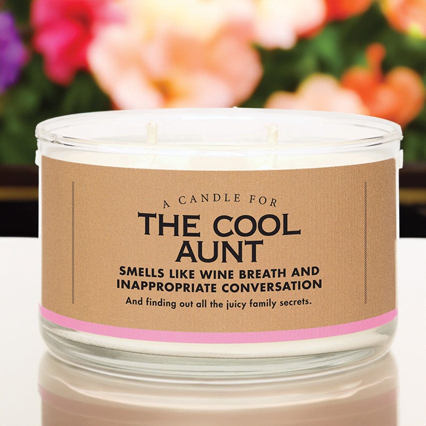 A Candle For The Cool Aunt - Whiskey River  - Funny Candle