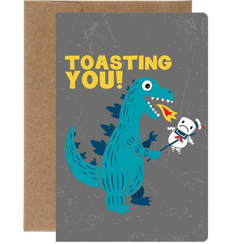 Toasting You! Congratulations Greeting Card - Tree Free Greetings