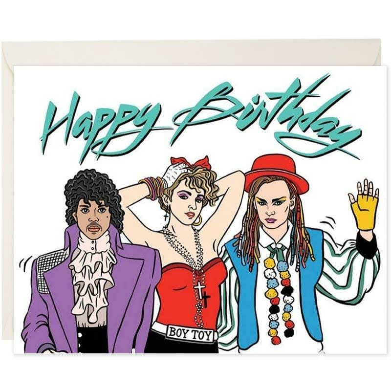 80's Pop Music Happy Birthday Card - Unique Cards + Gifts – FRIVVY