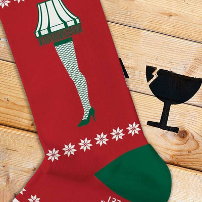 A Christmas Story Leg Lamp Holiday Socks - Unique Gift by Exclusive