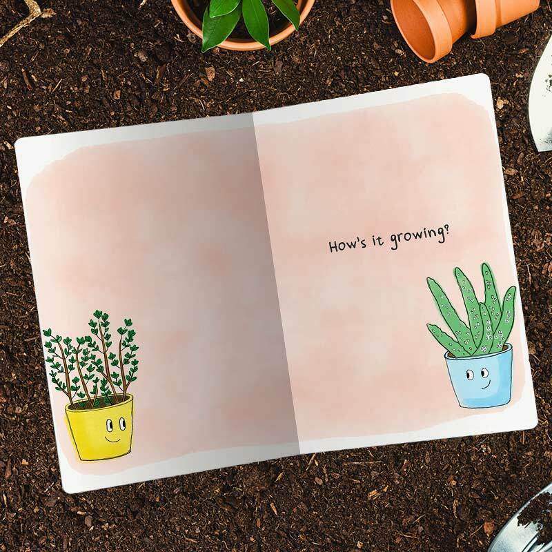 Aloe! Long Thyme No See! Friendship Greeting Card - Unique Gift by Tree Free Greetings