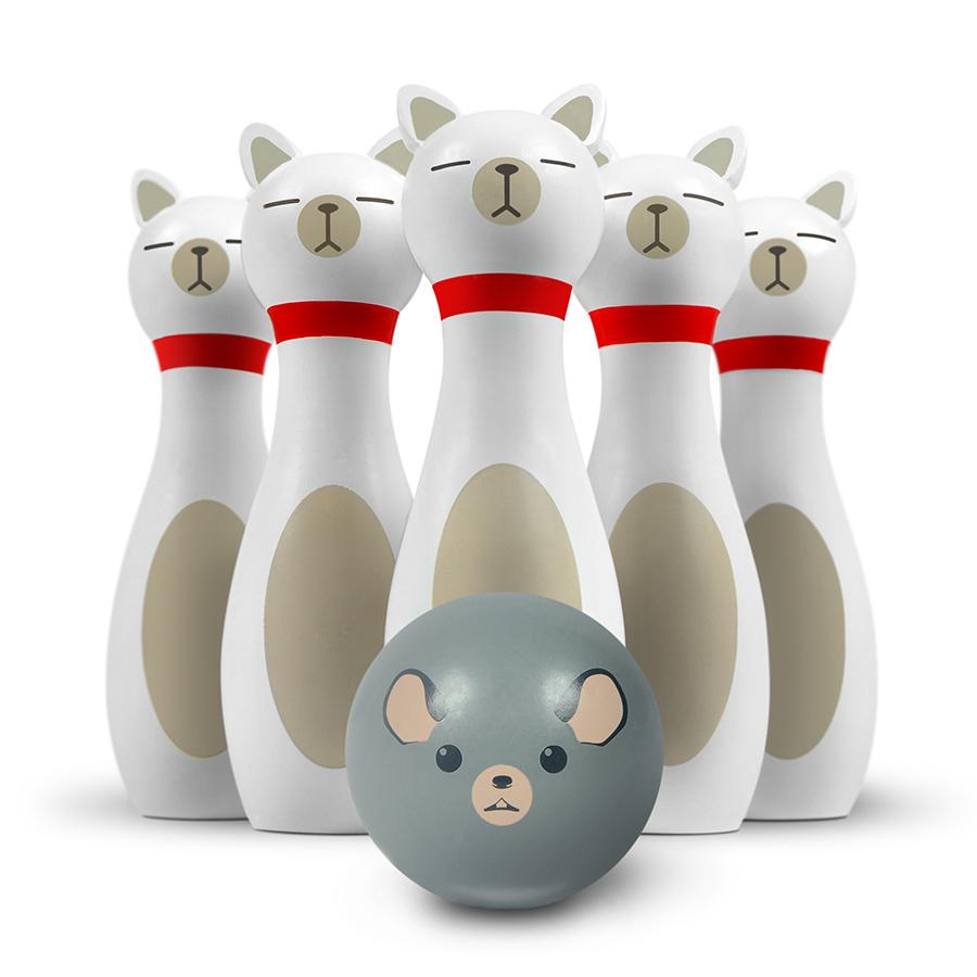 Bowling Alley Cats Bowling Game - Unique Gift by Fred