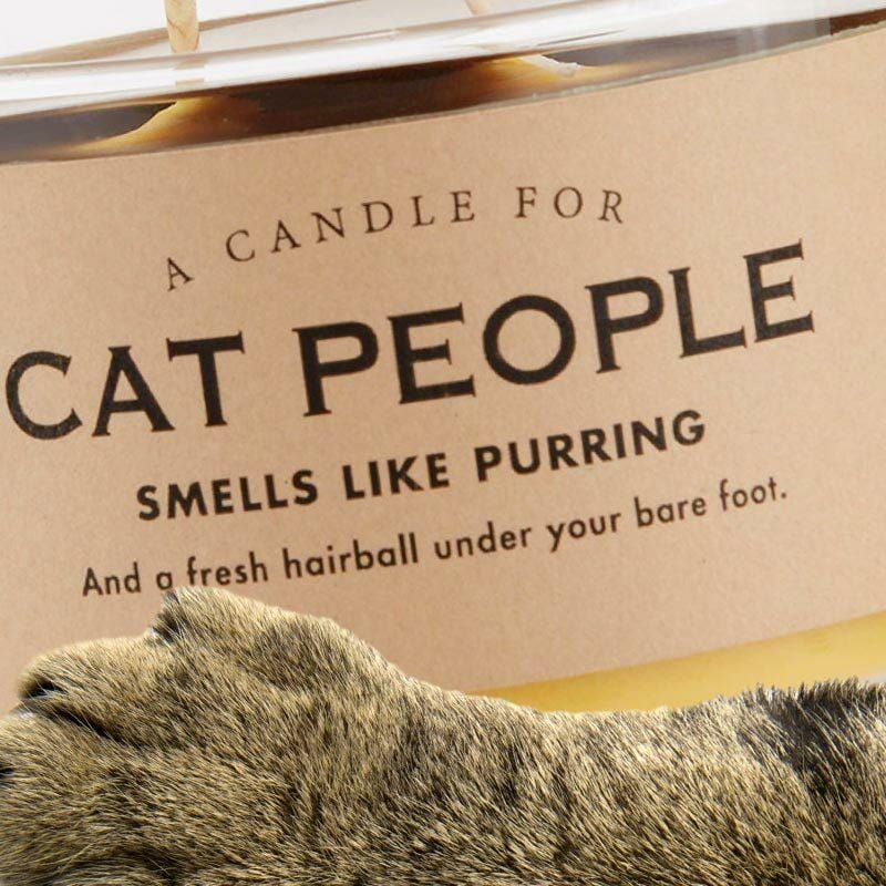 Cat People Candle - Unique Gift by Whiskey River Soap Co.