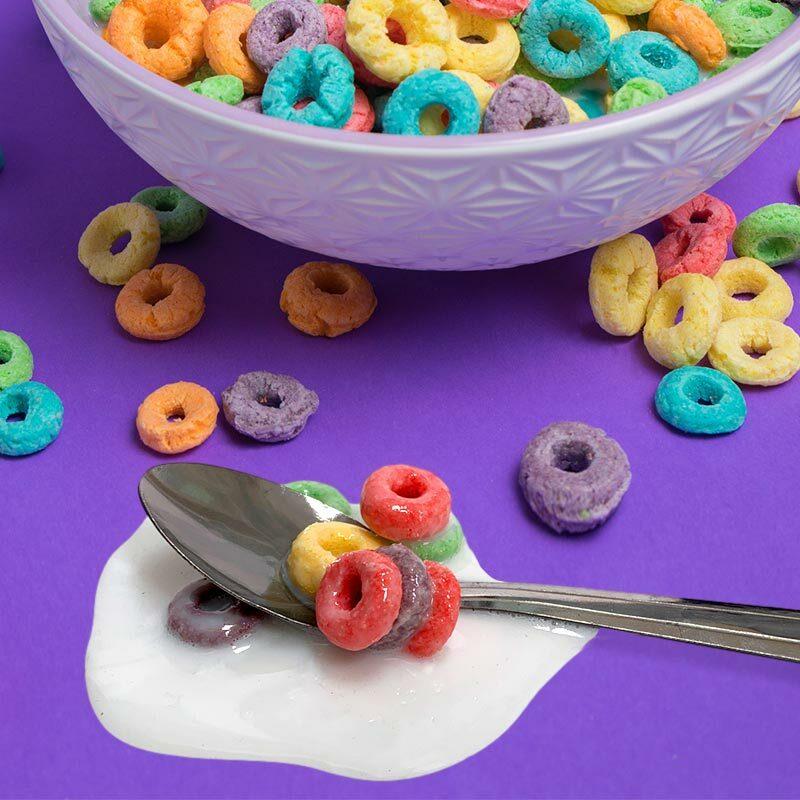 Cerealsly Sloppy Eater Fake Spoon Spill - Unique Gift by Just Dough It! Fake Foods