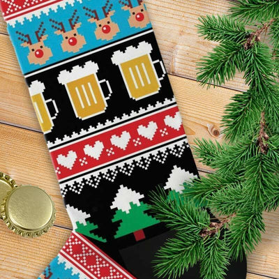 Christmas Beer Men's Socks - Unique Gift by Exclusive