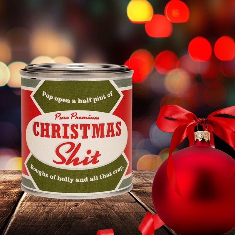 Christmas Shit Limited Edition Candle - Unique Gift by Whiskey River Soap Co.