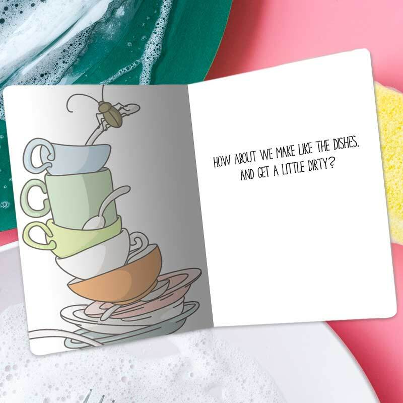 Don't Worry Dishes, Nobody's Doing Me Either Greeting Card - Unique Gift by Tree Free Greetings