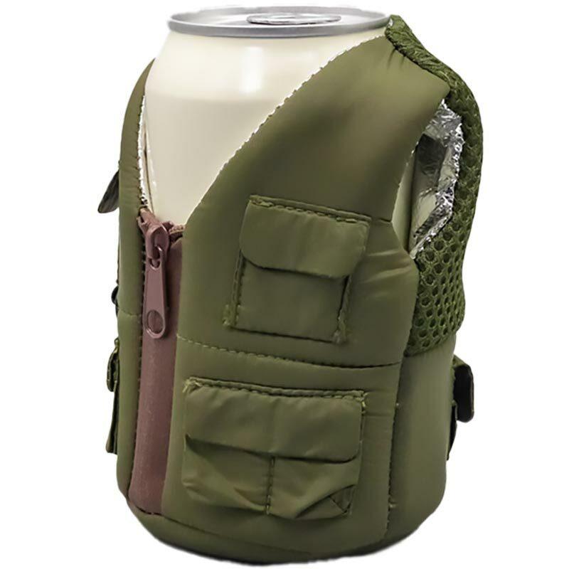 Fishing Vest Beverage Holder - Unique Gift by Puffin