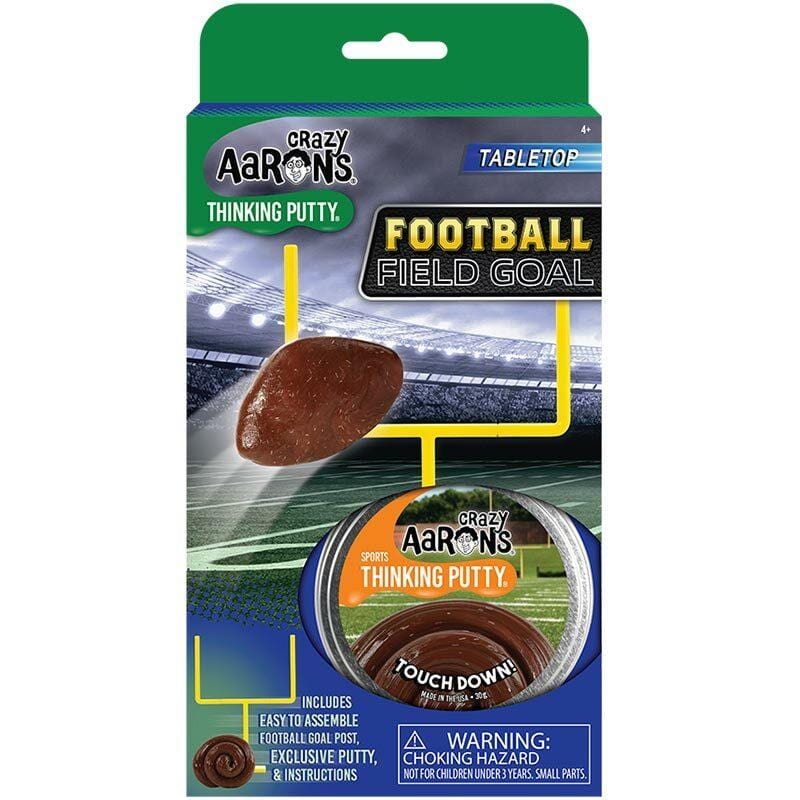 Football Field Goal Sports Putty - Unique Gift by Crazy Aaron's Thinking Putty