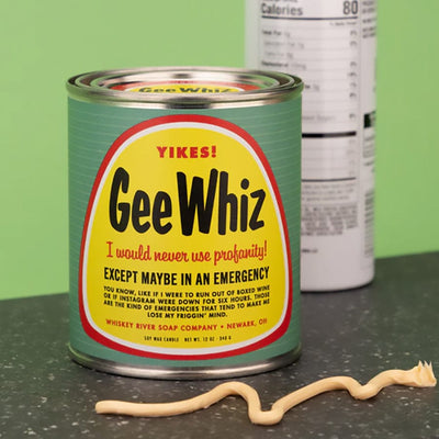 Gee Whiz Anti-Profanity Candle - Unique Gift by Whiskey River Soap Co.