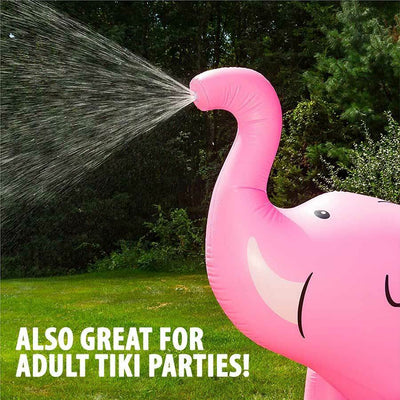 Gigantic Pink Elephant Yard Sprinkler - Unique Gift by BigMouth Toys