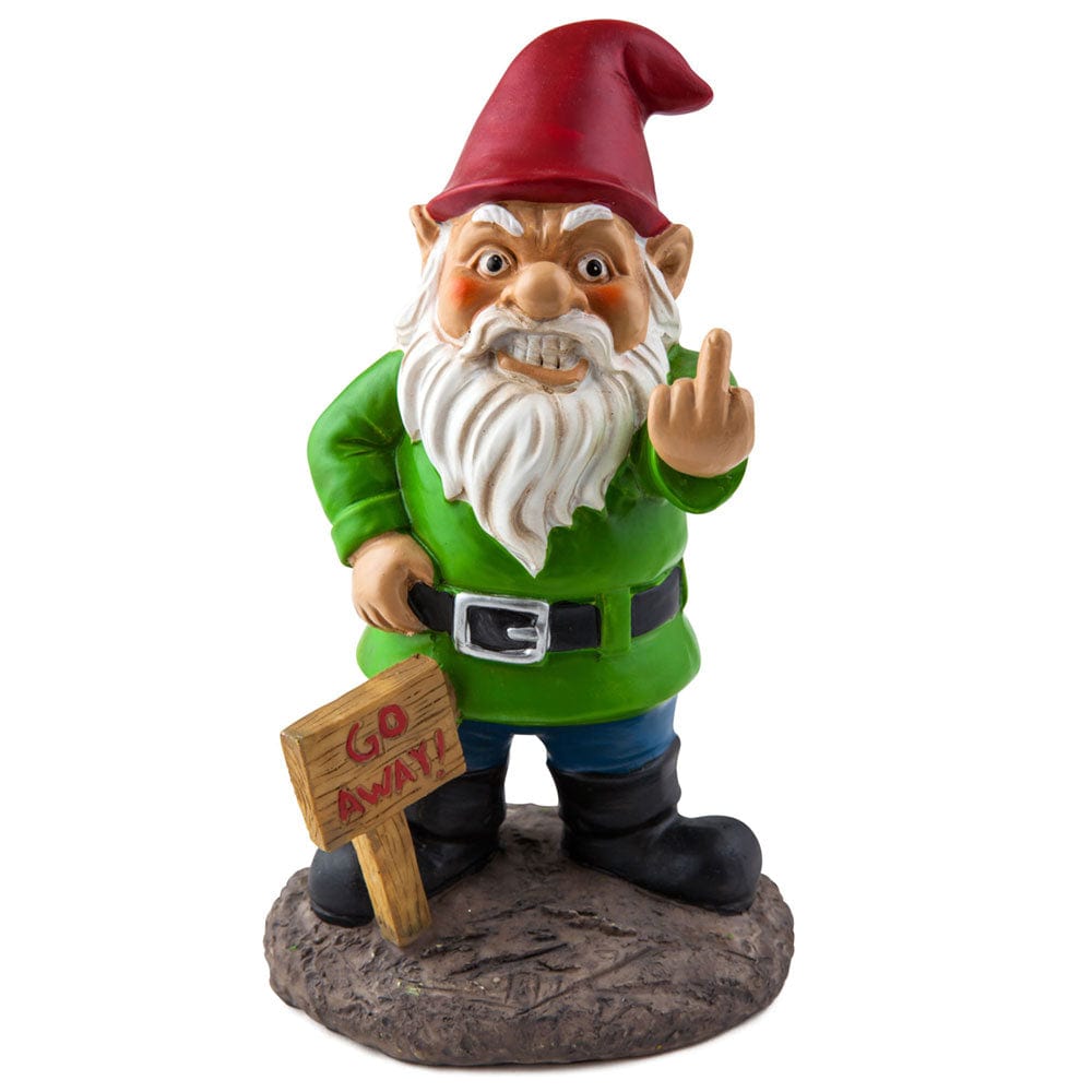 Go Away Garden Gnome - Unique Gift by BigMouth Toys