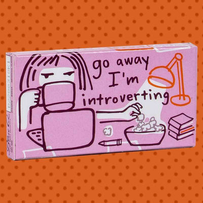 Go Away I'm Introverting Gum - Unique Gift by Blue Q