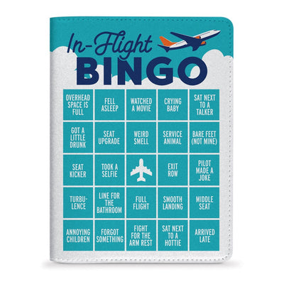 In-Flight Bingo Passport Wallet - Unique Gift by Fred