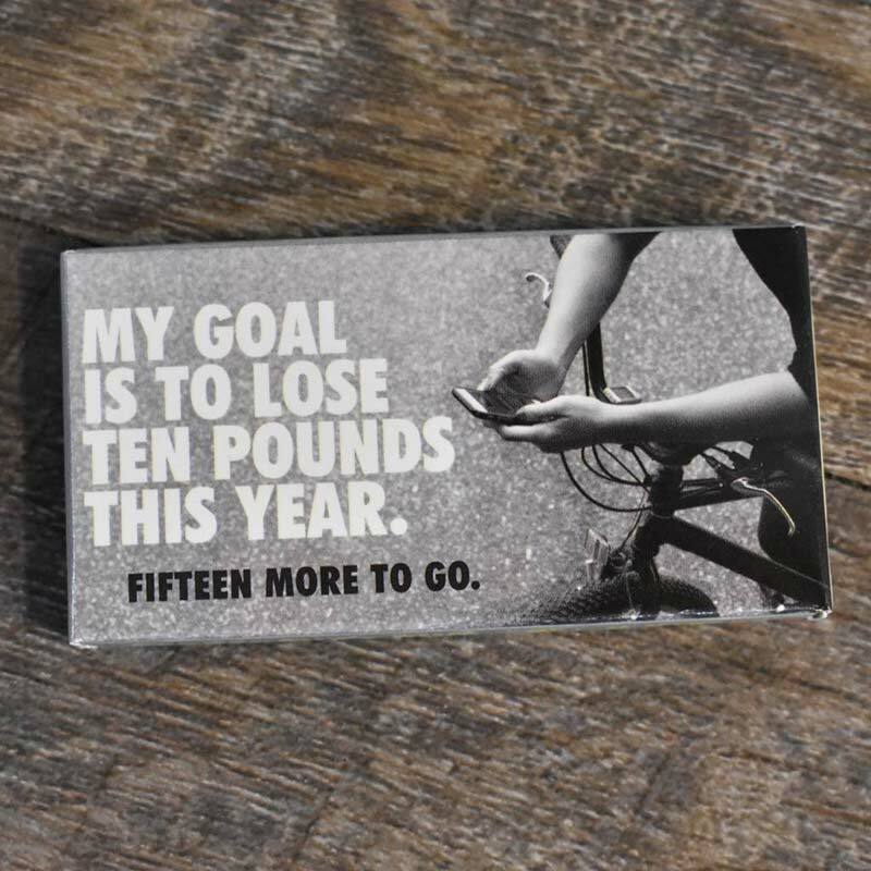 My Goal Is To Lose Ten Pounds, Fifteen More To Go Gum - Unique Gift by Blue Q