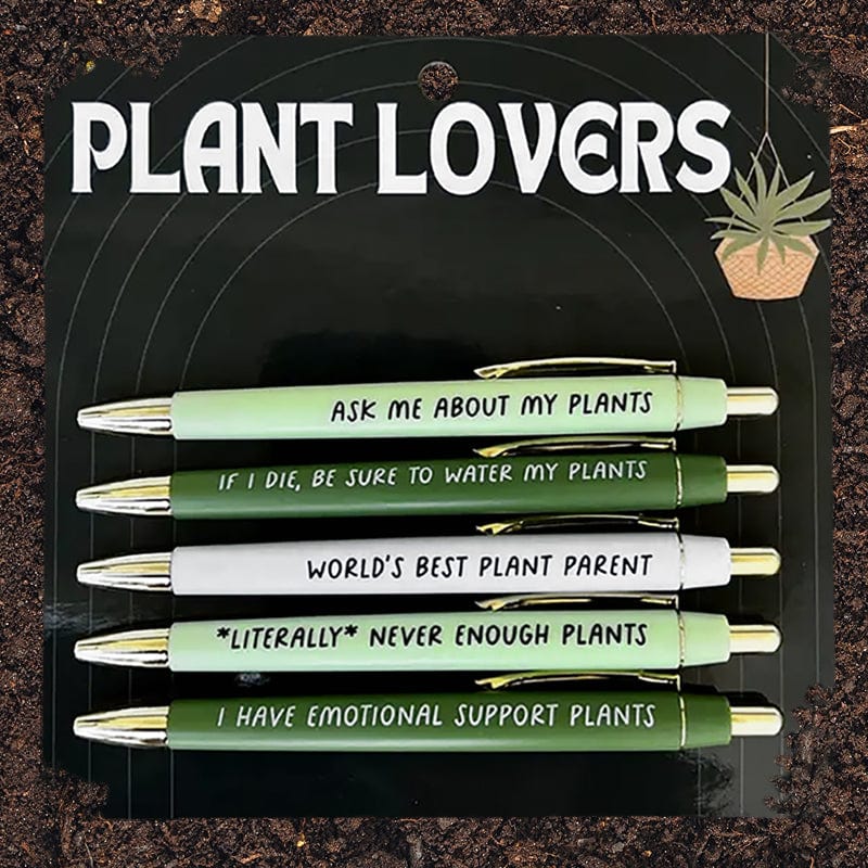 Plant Lovers Pen Set - Unique Gift by Fun Club