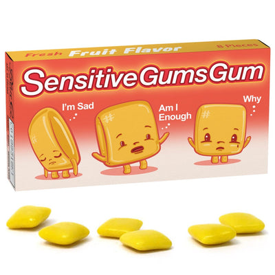 Sensitive Gums Gum - Unique Gift by Blue Q