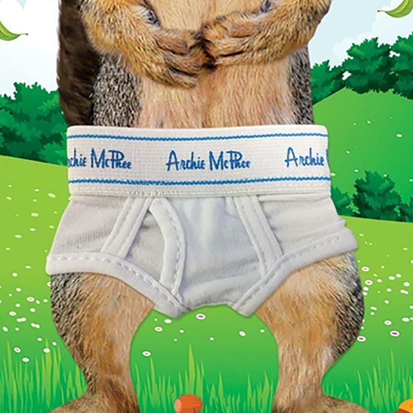 Squirrel Underpants - Unique Gift by Archie McPhee