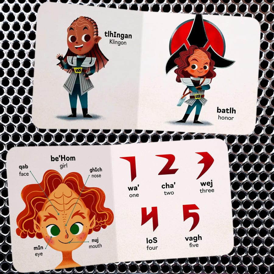 Star Trek: Baby’s First Klingon Words Book - Unique Gift by Insight Editions