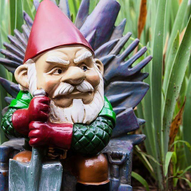 Game of fashion Gnomes , Garden Gnome decor , Funny gnome , Garden decor