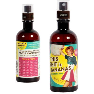 This Sh*t Is Bananas Lavatory Mist - Unique Gift by Blue Q