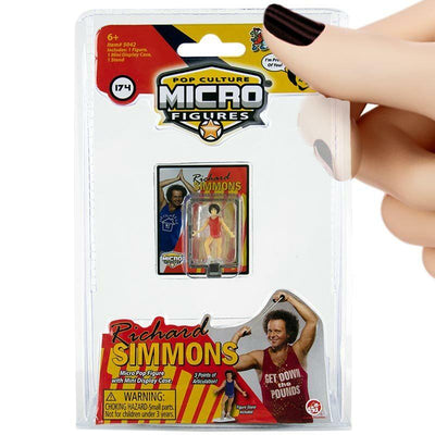 World's Smallest Richard Simmons Micro Figure - Unique Gift by Super Impulse