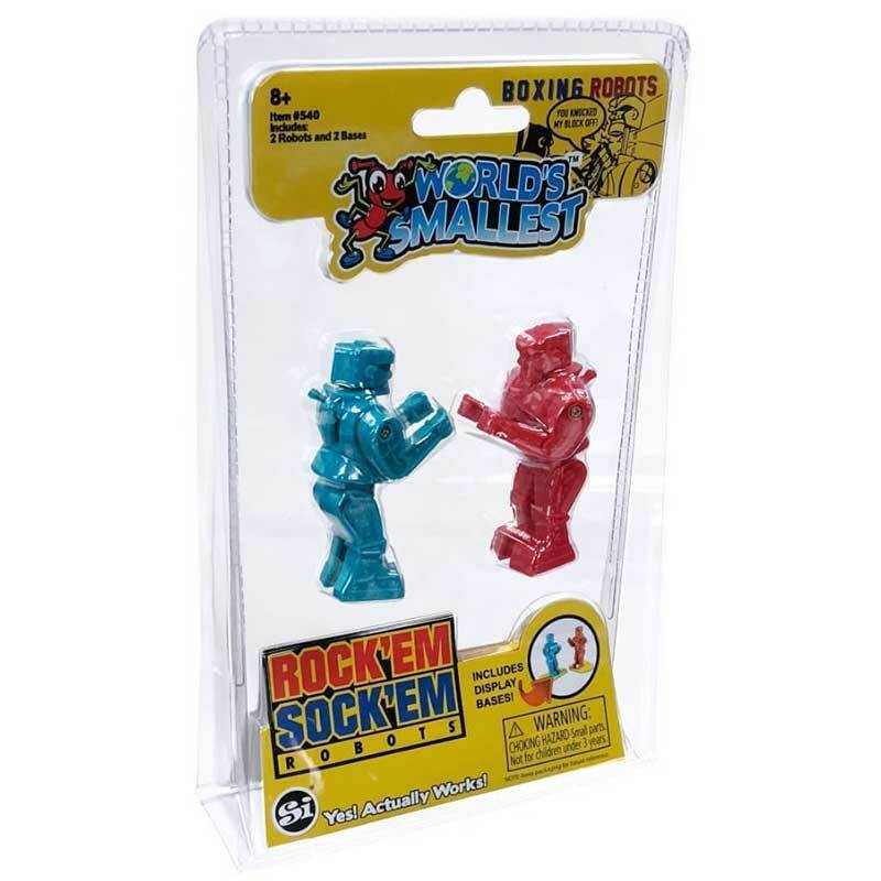 World's Smallest Rock'em Sock'em Robots - Unique Gift by Super Impulse