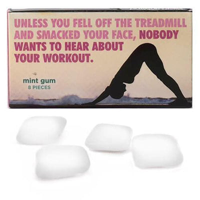 Unless You Fell Off The Treadmill Gum - Blue Q