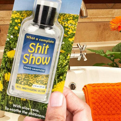 What A Complete Shit Show Hand Sanitizer - Blue Q