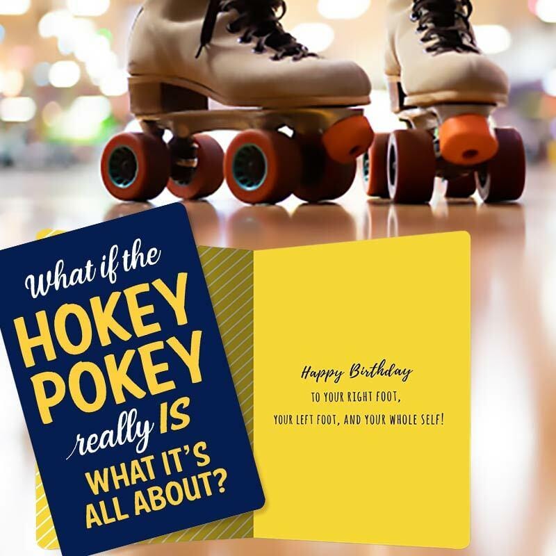 What If The Hokey Pokey Really Is What It's All About Birthday Card - Tree Free Greetings