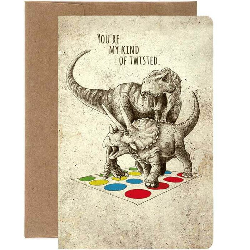 Your My Kind Of Twisted Friendship Greeting Card - Tree Free Greetings